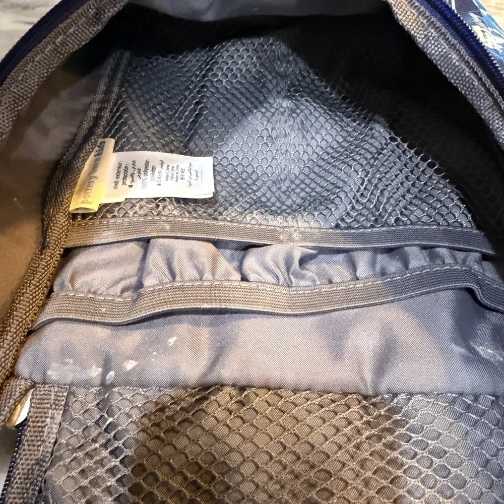 Mackenzie Navy Dino Bones Glow-in-the-Dark Toiletry Bag